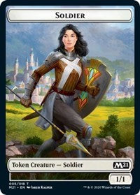 Soldier // Weird Double-sided Token [Core Set 2021 Tokens] | Card Citadel