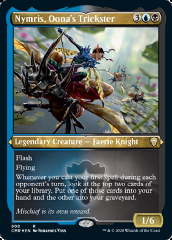 Nymris, Oona's Trickster (Foil Etched) [Commander Legends] | Card Citadel