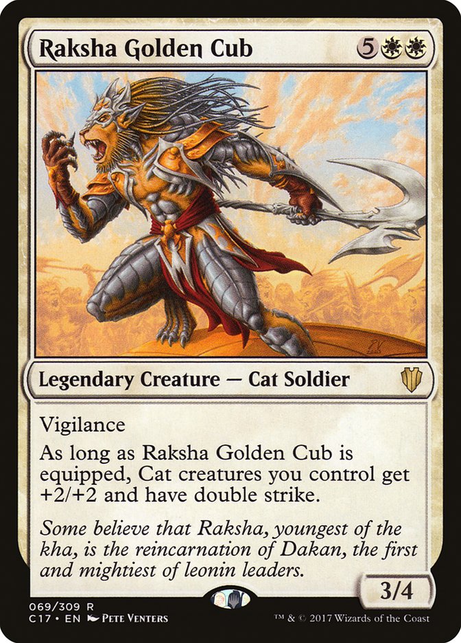 Raksha Golden Cub [Commander 2017] | Card Citadel