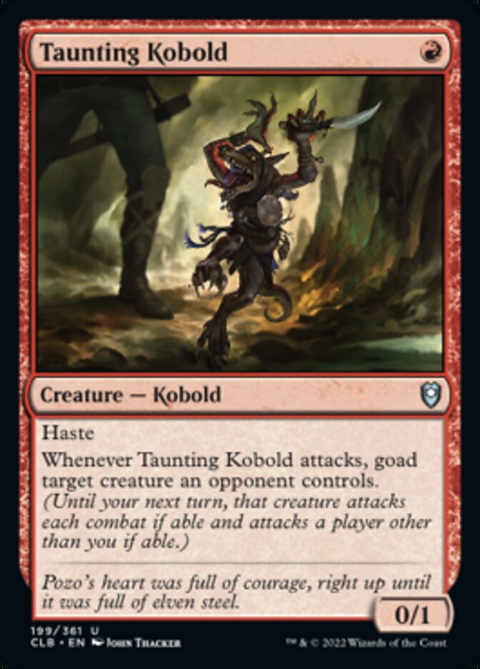 Taunting Kobold [Commander Legends: Battle for Baldur's Gate] | Card Citadel