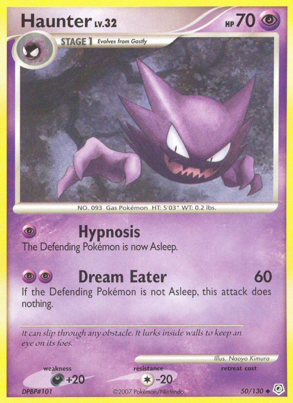 Haunter (50/130) [Diamond & Pearl: Base Set] | Card Citadel