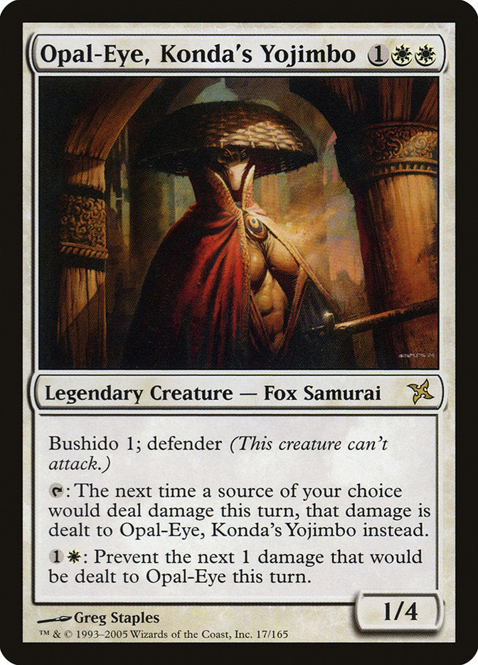 Opal-Eye, Konda's Yojimbo [Betrayers of Kamigawa] | Card Citadel