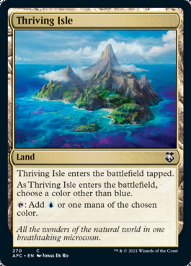 Thriving Isle [Dungeons & Dragons: Adventures in the Forgotten Realms Commander] | Card Citadel