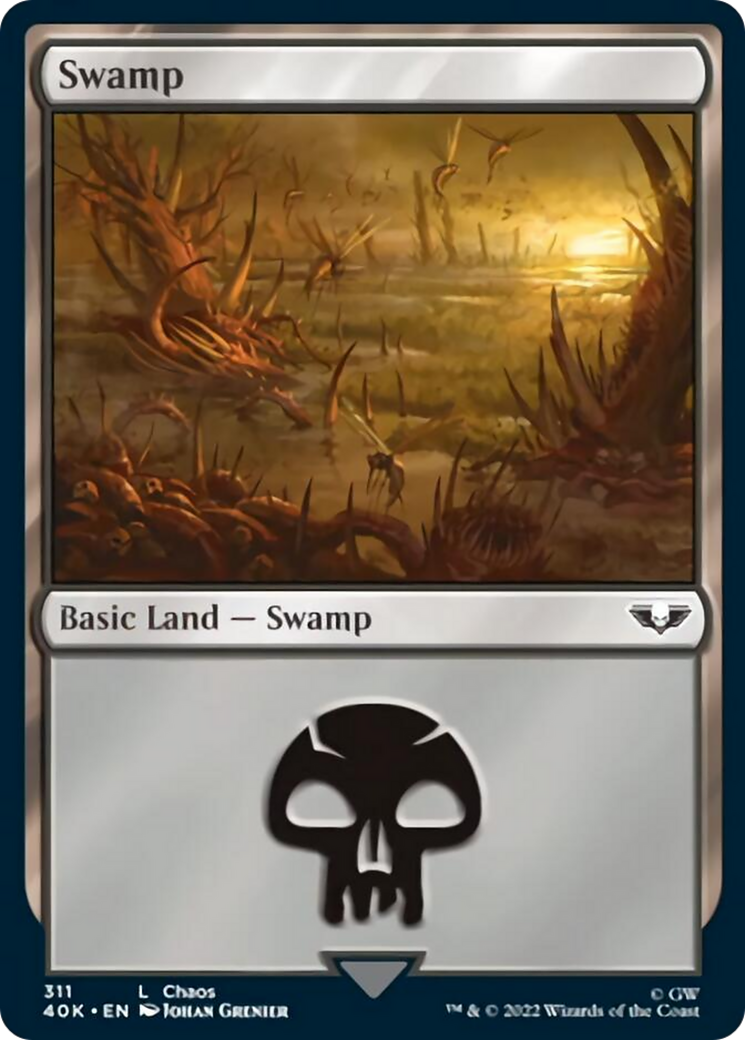 Swamp (311) [Universes Beyond: Warhammer 40,000] | Card Citadel