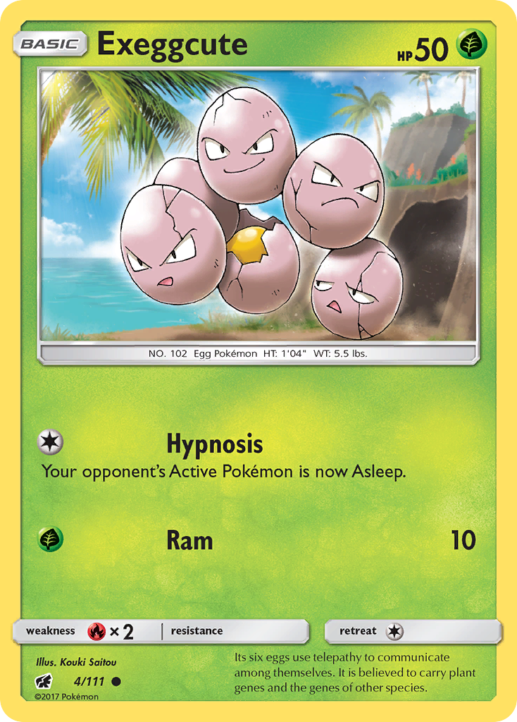 Exeggcute (4/111) [Sun & Moon: Crimson Invasion] | Card Citadel