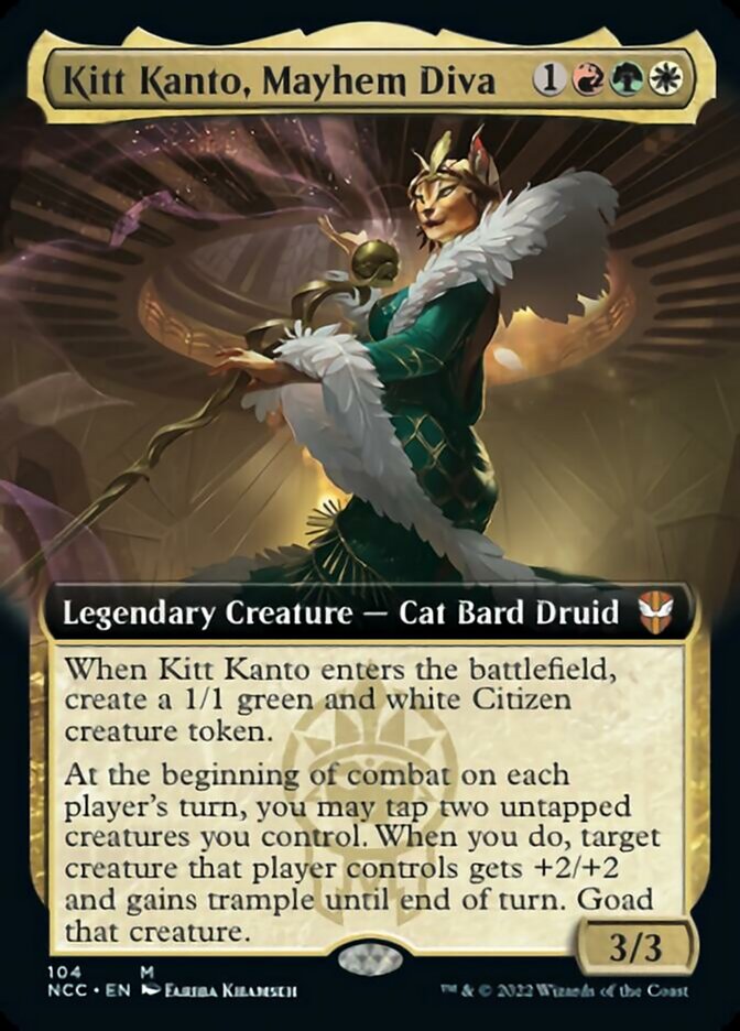 Kitt Kanto, Mayhem Diva (Extended Art) [Streets of New Capenna Commander] | Card Citadel