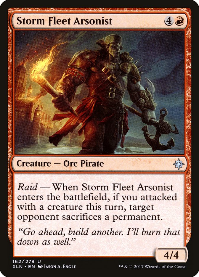 Storm Fleet Arsonist [Ixalan] | Card Citadel