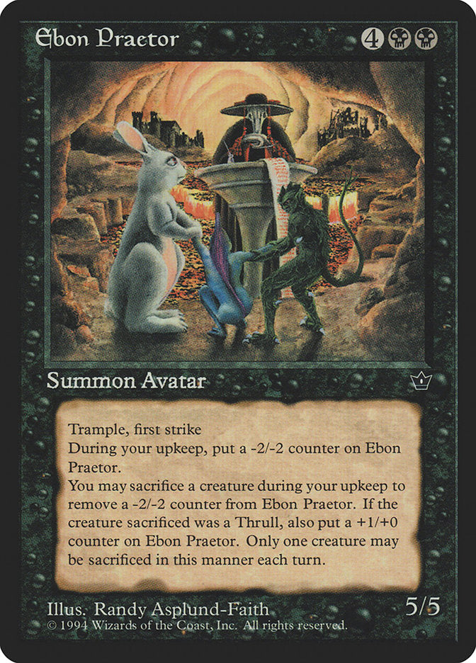 Ebon Praetor [Fallen Empires] | Card Citadel