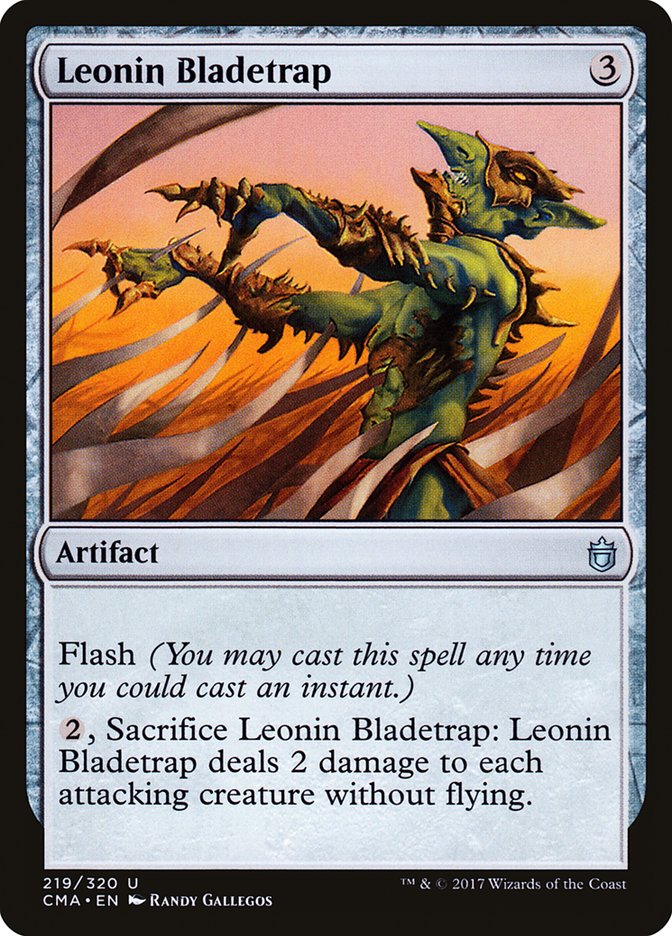 Leonin Bladetrap [Commander Anthology] | Card Citadel