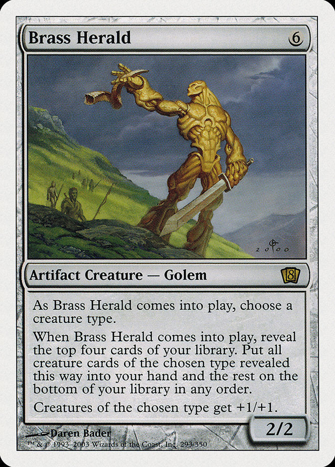 Brass Herald [Eighth Edition] | Card Citadel