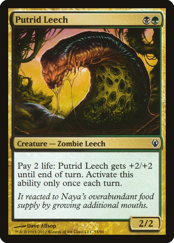 Putrid Leech [Duel Decks: Izzet vs. Golgari] | Card Citadel