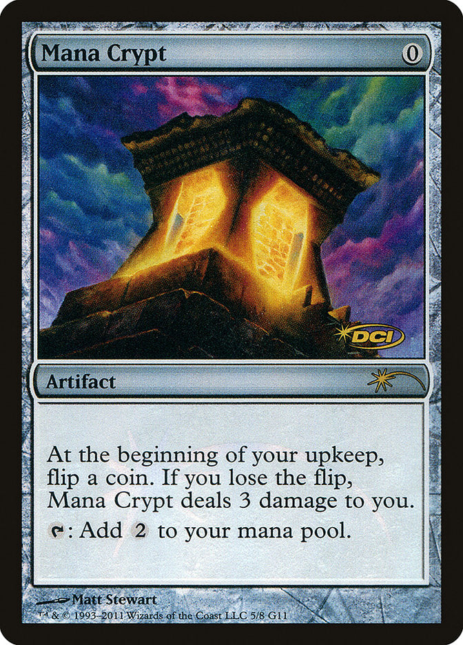 Mana Crypt [Judge Gift Cards 2011] | Card Citadel