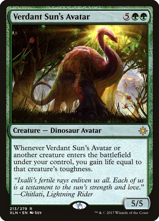 Verdant Sun's Avatar [Ixalan] | Card Citadel