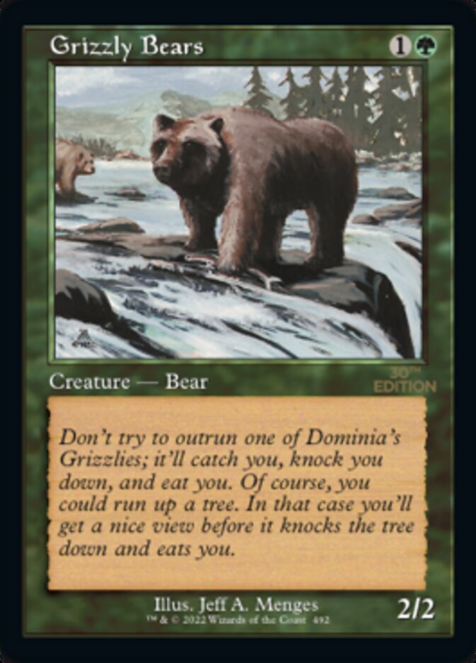 Grizzly Bears (Retro) [30th Anniversary Edition] | Card Citadel