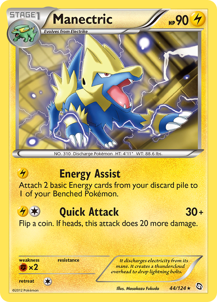 Manectric (44/124) [Black & White: Dragons Exalted] | Card Citadel