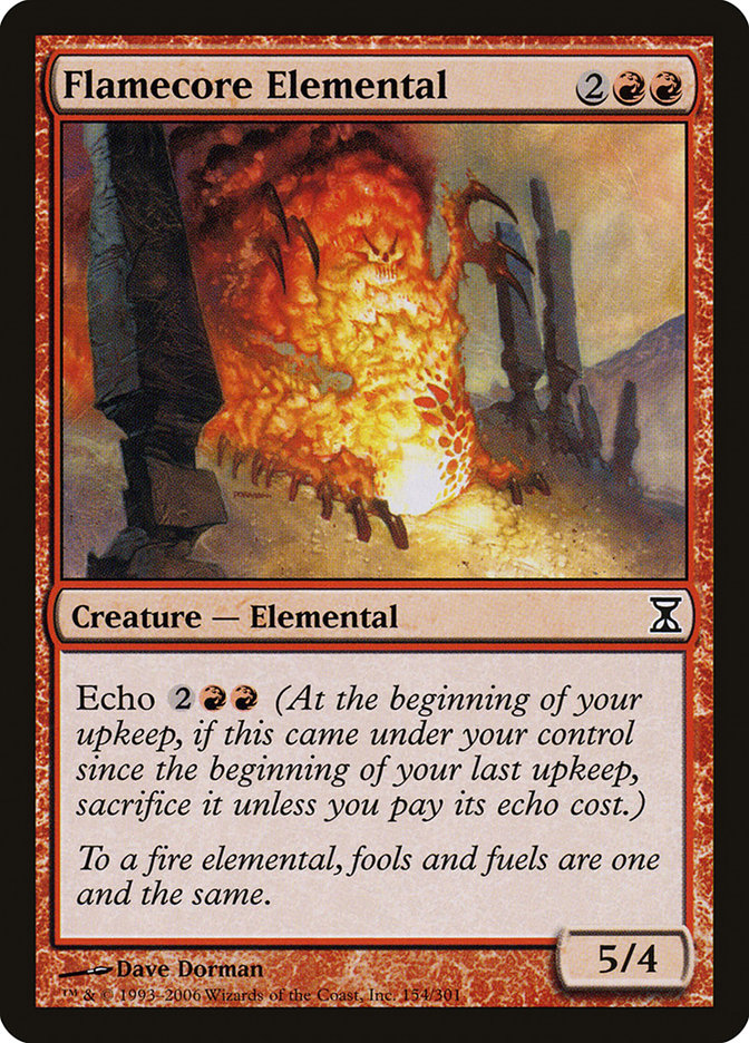 Flamecore Elemental [Time Spiral] | Card Citadel