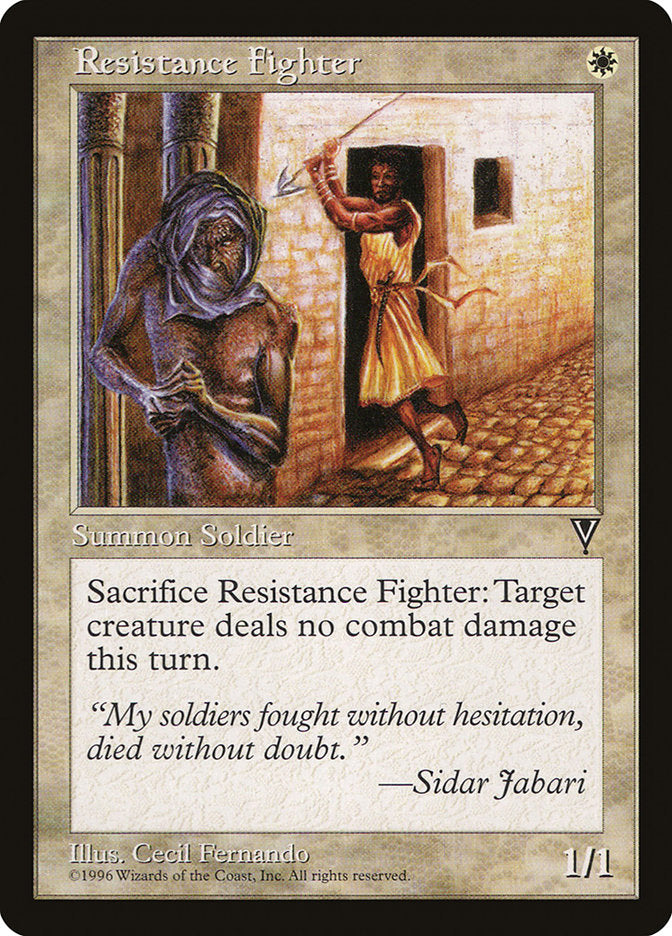 Resistance Fighter [Visions] | Card Citadel