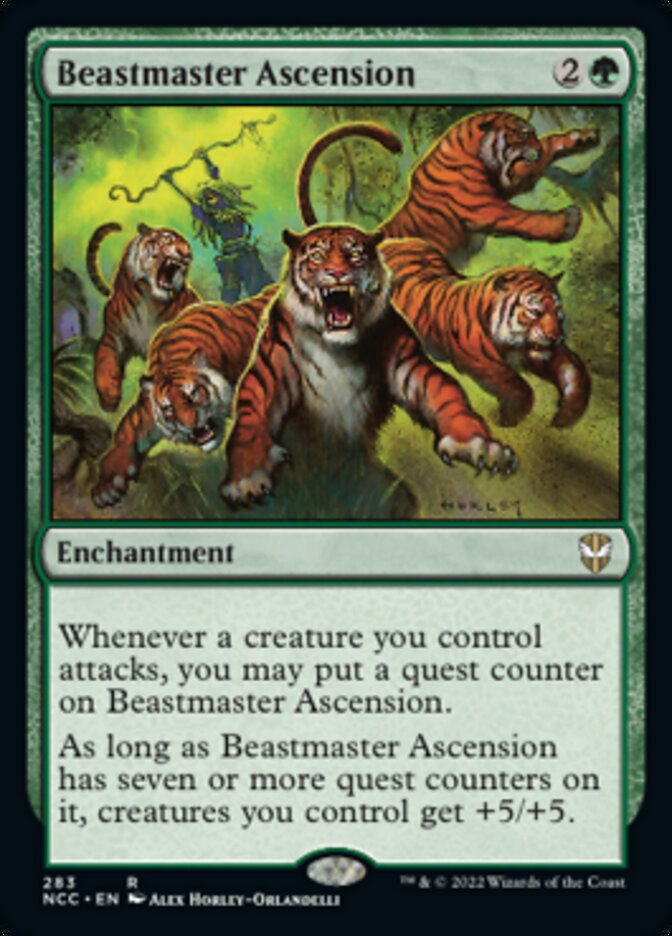 Beastmaster Ascension [Streets of New Capenna Commander] | Card Citadel