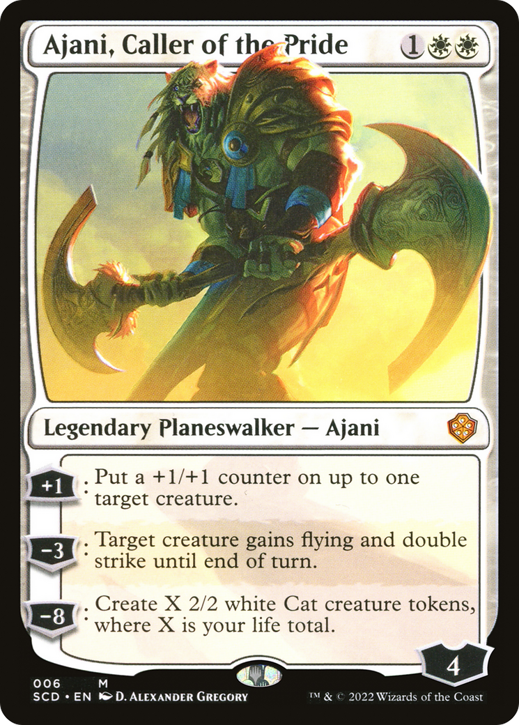 Ajani, Caller of the Pride [Starter Commander Decks] | Card Citadel