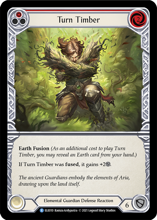 Turn Timber (Red) [ELE010] (Tales of Aria)  1st Edition Normal | Card Citadel
