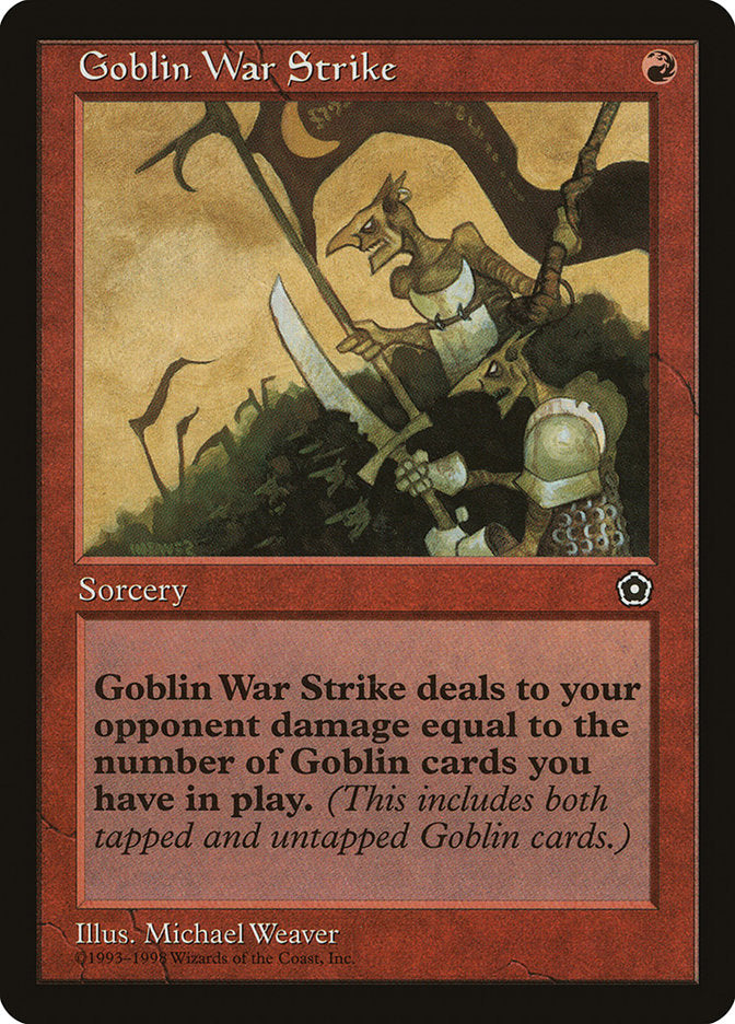 Goblin War Strike [Portal Second Age] | Card Citadel