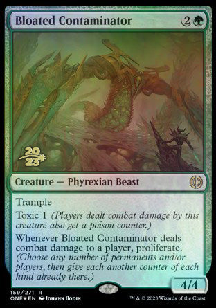 Bloated Contaminator [Phyrexia: All Will Be One Prerelease Promos] | Card Citadel