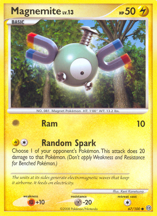 Magnemite (67/100) [Diamond & Pearl: Stormfront] | Card Citadel