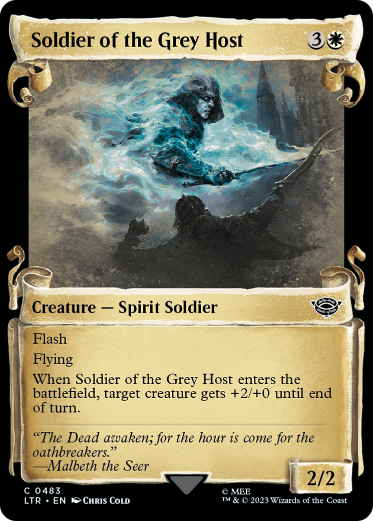 Soldier of the Grey Host [The Lord of the Rings: Tales of Middle-Earth Showcase Scrolls] | Card Citadel