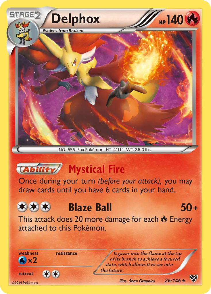 Delphox (26/146) [XY: Base Set] | Card Citadel