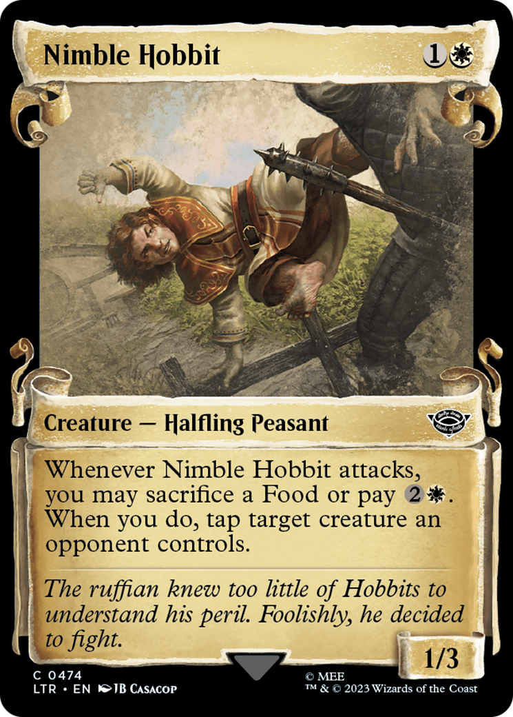 Nimble Hobbit [The Lord of the Rings: Tales of Middle-Earth Showcase Scrolls] | Card Citadel