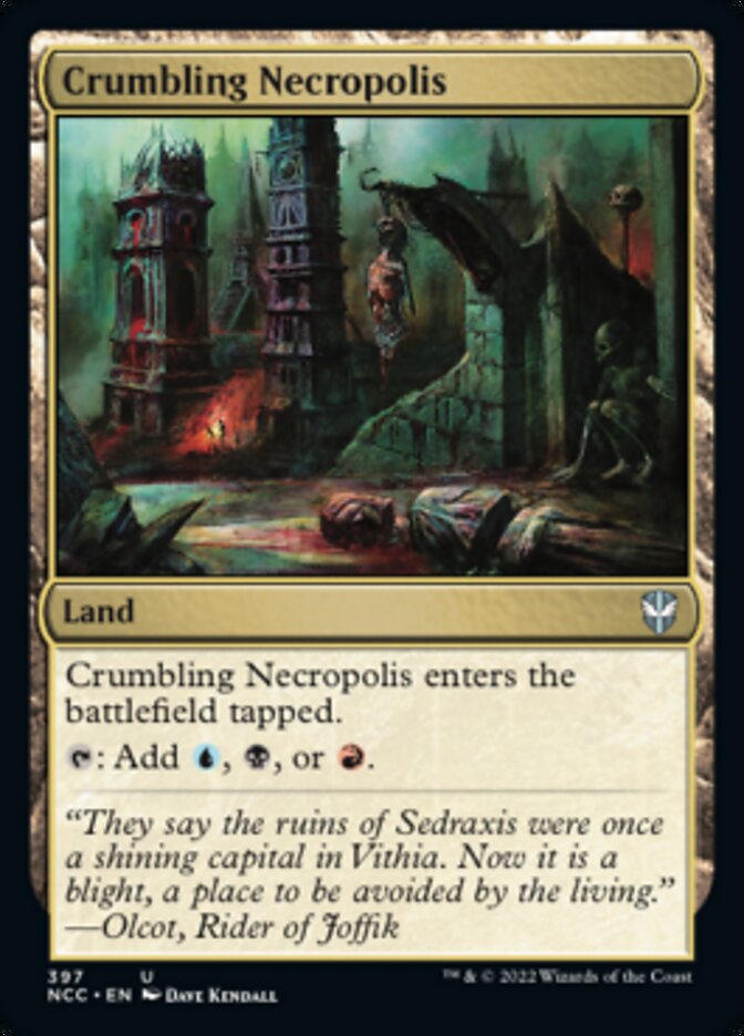 Crumbling Necropolis [Streets of New Capenna Commander] | Card Citadel