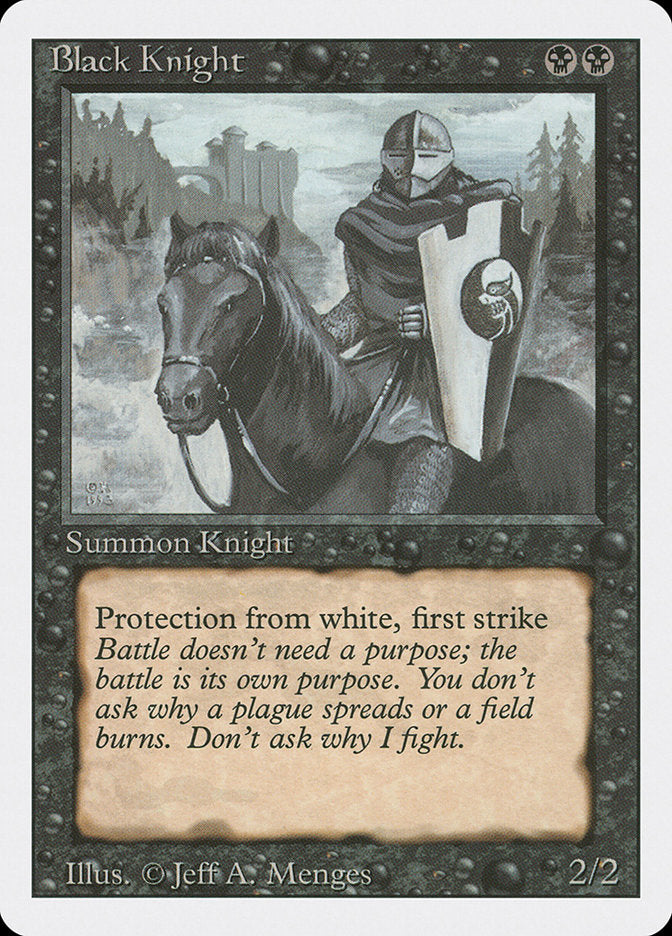 Black Knight [Revised Edition] | Card Citadel