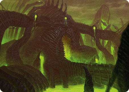 The Dross Pits Art Card [Phyrexia: All Will Be One Art Series] | Card Citadel