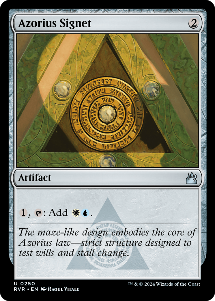 Azorius Signet [Ravnica Remastered] | Card Citadel