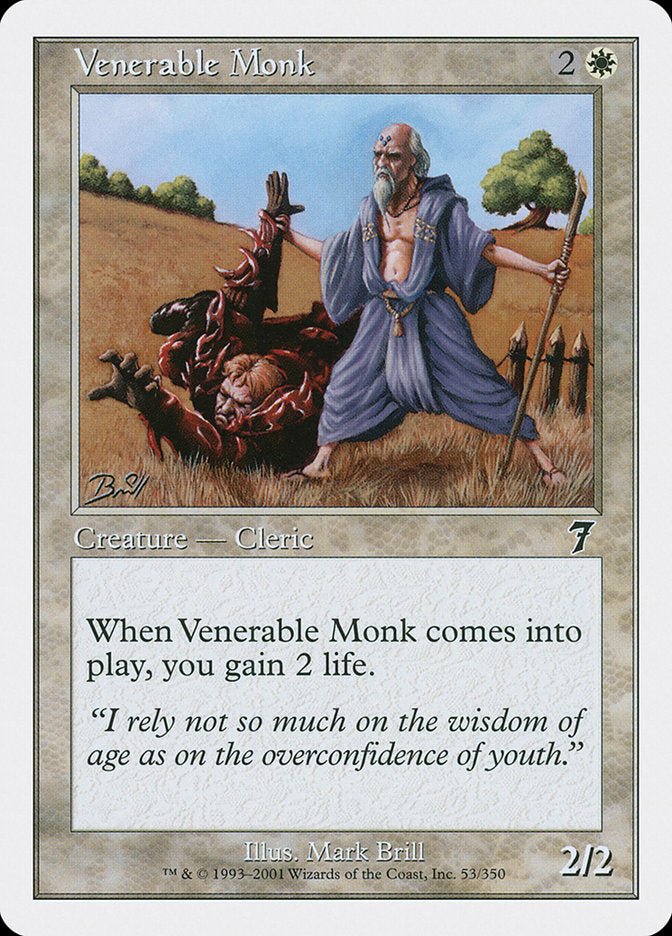 Venerable Monk [Seventh Edition] | Card Citadel