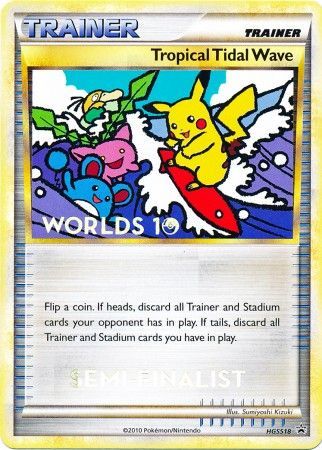 Tropical Tidal Wave (HGSS18) (Semi Finalist) [HeartGold & SoulSilver: Black Star Promos] | Card Citadel