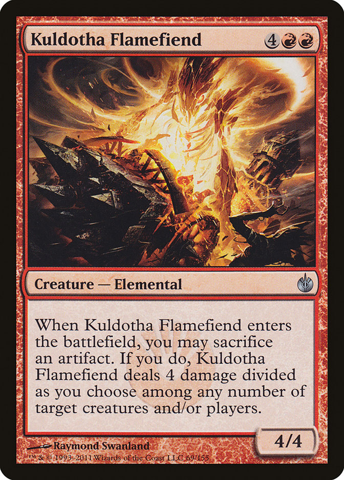 Kuldotha Flamefiend [Mirrodin Besieged] | Card Citadel