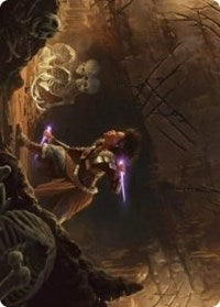 Dogged Pursuit Art Card [Kaldheim: Art Series] | Card Citadel