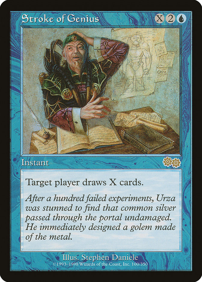 Stroke of Genius [Urza's Saga] | Card Citadel