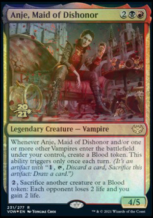 Anje, Maid of Dishonor [Innistrad: Crimson Vow Prerelease Promos] | Card Citadel