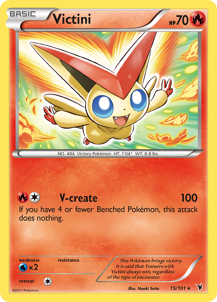 Victini (15/101) [Black & White: Noble Victories] | Card Citadel
