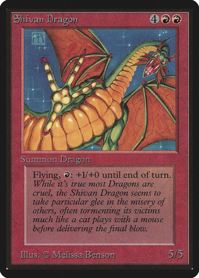 Shivan Dragon [Limited Edition Beta] | Card Citadel