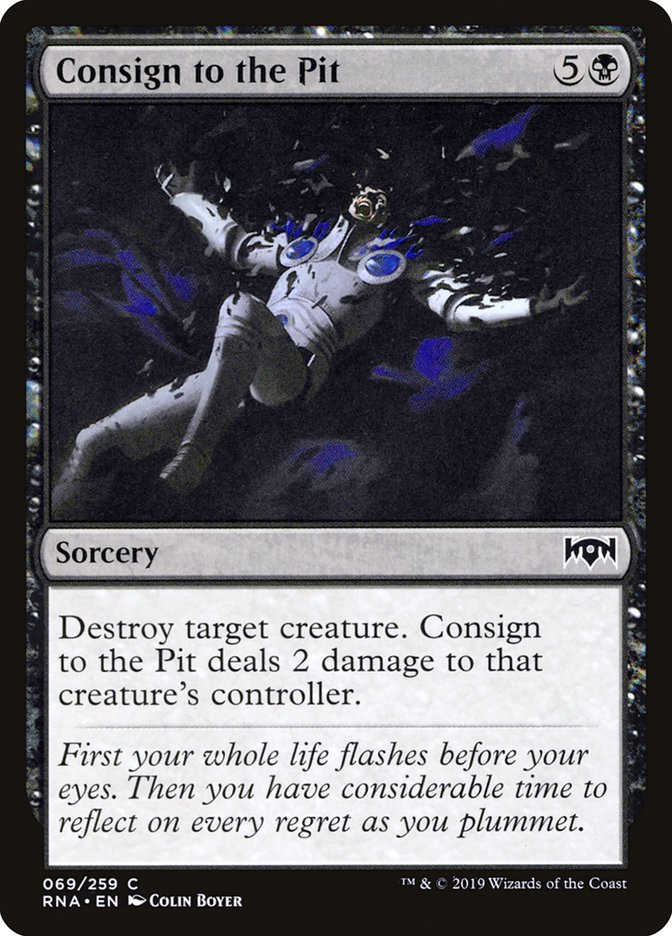 Consign to the Pit [Ravnica Allegiance] | Card Citadel