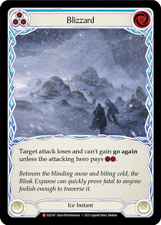 Blizzard [ELE147] (Tales of Aria)  1st Edition Normal | Card Citadel