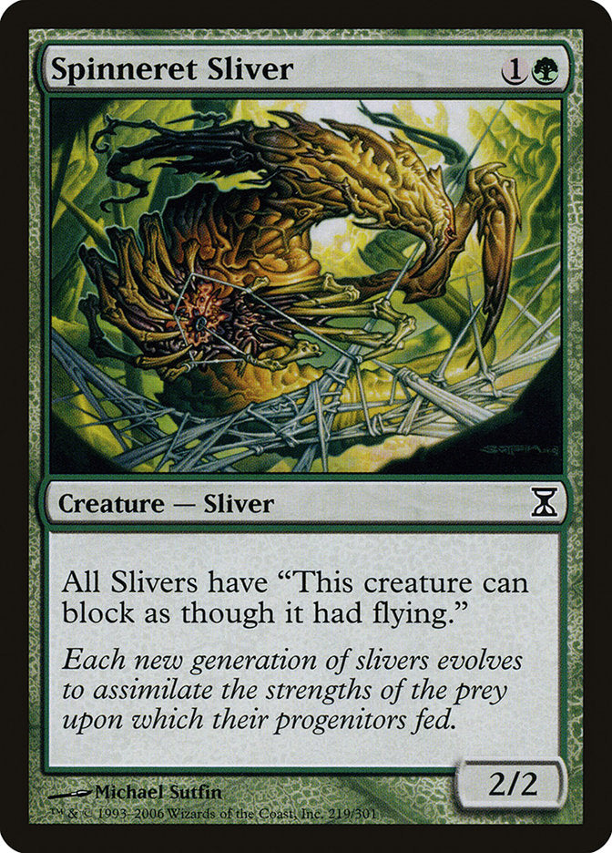 Spinneret Sliver [Time Spiral] | Card Citadel