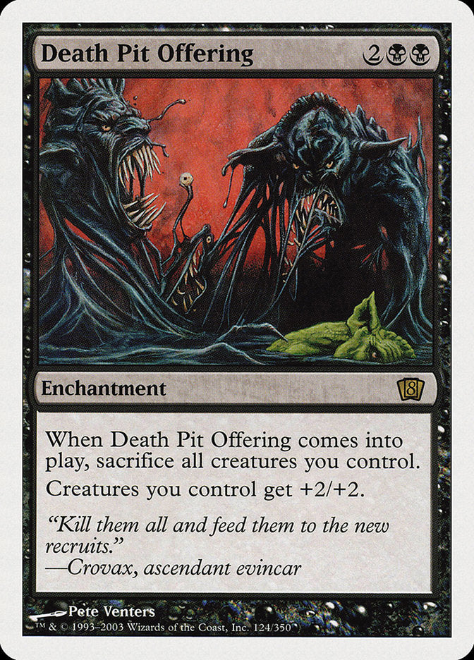 Death Pit Offering [Eighth Edition] | Card Citadel