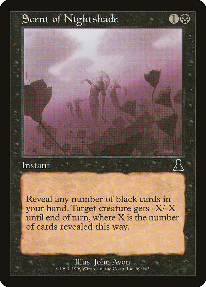 Scent of Nightshade [Urza's Destiny] | Card Citadel