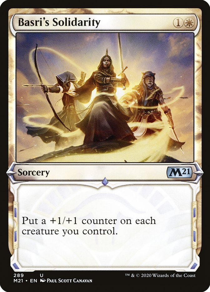 Basri's Solidarity (Showcase) [Core Set 2021] | Card Citadel