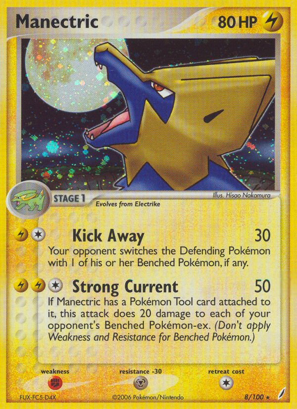 Manectric (8/100) [EX: Crystal Guardians] | Card Citadel