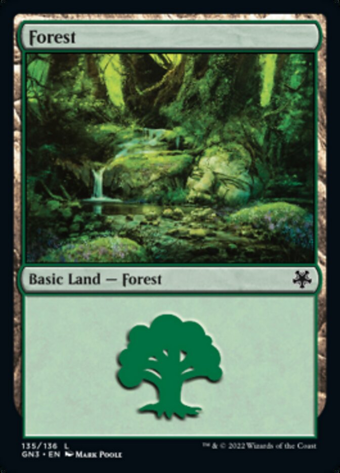 Forest (135) [Game Night: Free-for-All] | Card Citadel